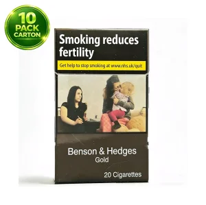 Benson & Hedges Gold - 1 Carton (10 Packs) Benson & Hedges Gold - 1 Carton (10 Packs)