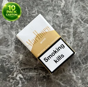 Marlboro Gold Box - 1 Carton (10 Packs) Marlboro Gold Box - 1 Carton (10 Packs)